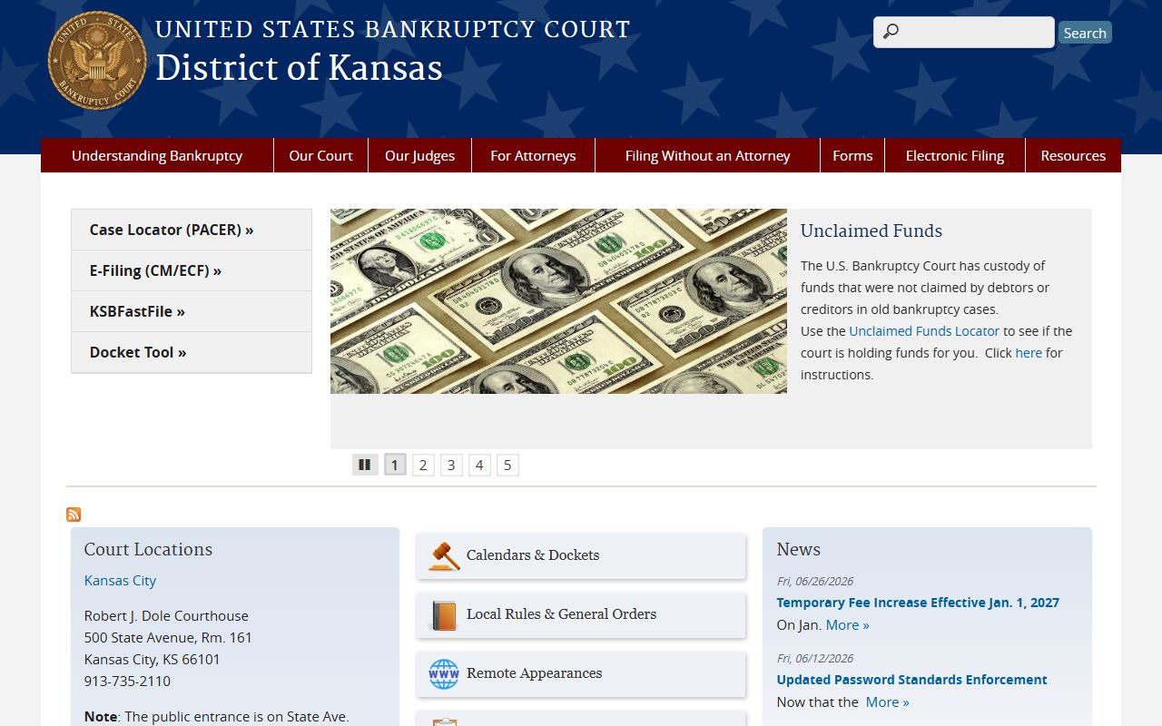 Chase County probate records separate Kansas bankruptcy court source